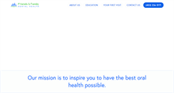 Desktop Screenshot of friendsandfamilydentalhealth.com